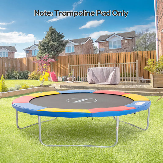 10ft Trampoline Replacement Safety Pad, Waterproof Spring Cover, Multicoloured Trampolines Multi Colour at Gallery Canada