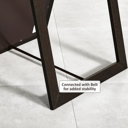 58" x 20" Full Length Mirror, Floor Standing, Rectangular, Brown Full Length Mirrors at Gallery Canada