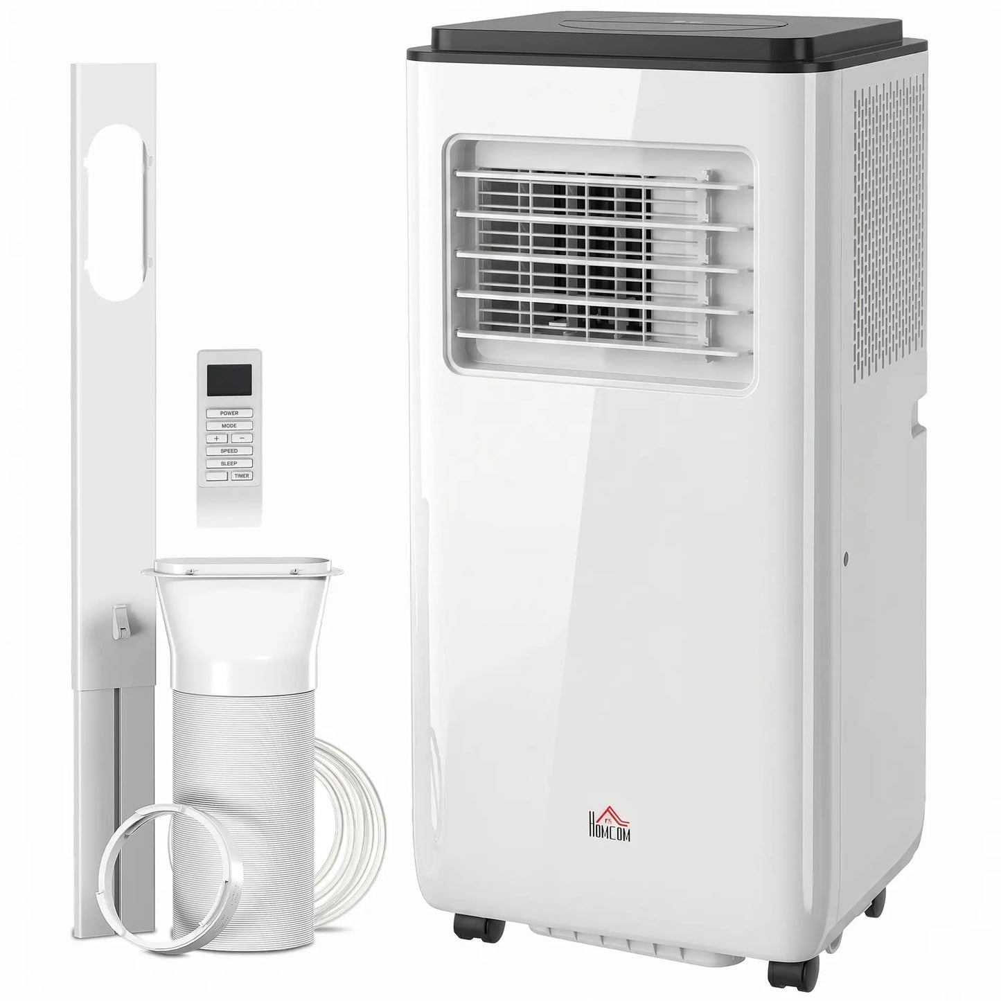 8,000 BTU Mobile Air Conditioner, 345 Sq. Ft., Dehumidifier Fan, White Air Conditioner White at Gallery Canada