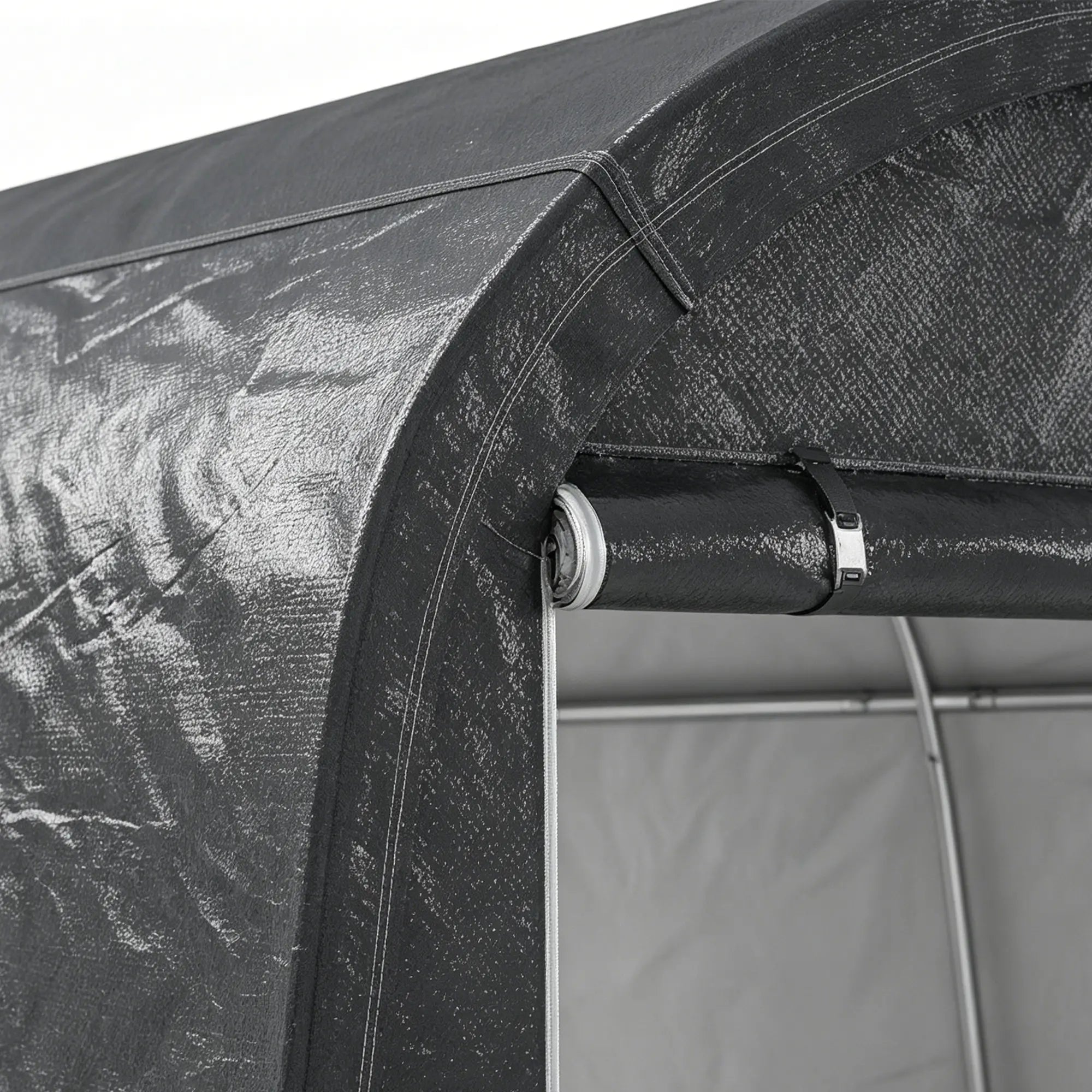 10' x 10' Outdoor Storage Tent, Heavy Duty Waterproof Shed for Bike, Motorcycle, Garden Tools Sheds at Gallery Canada