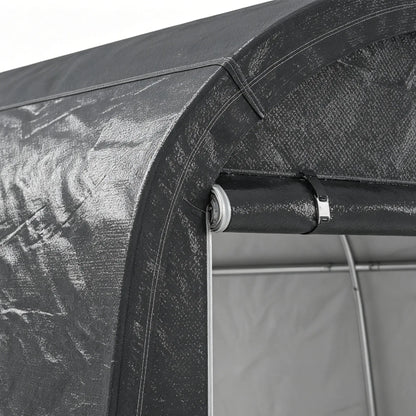 10' x 10' Outdoor Storage Tent, Heavy Duty Waterproof Shed for Bike, Motorcycle, Garden Tools Sheds at Gallery Canada