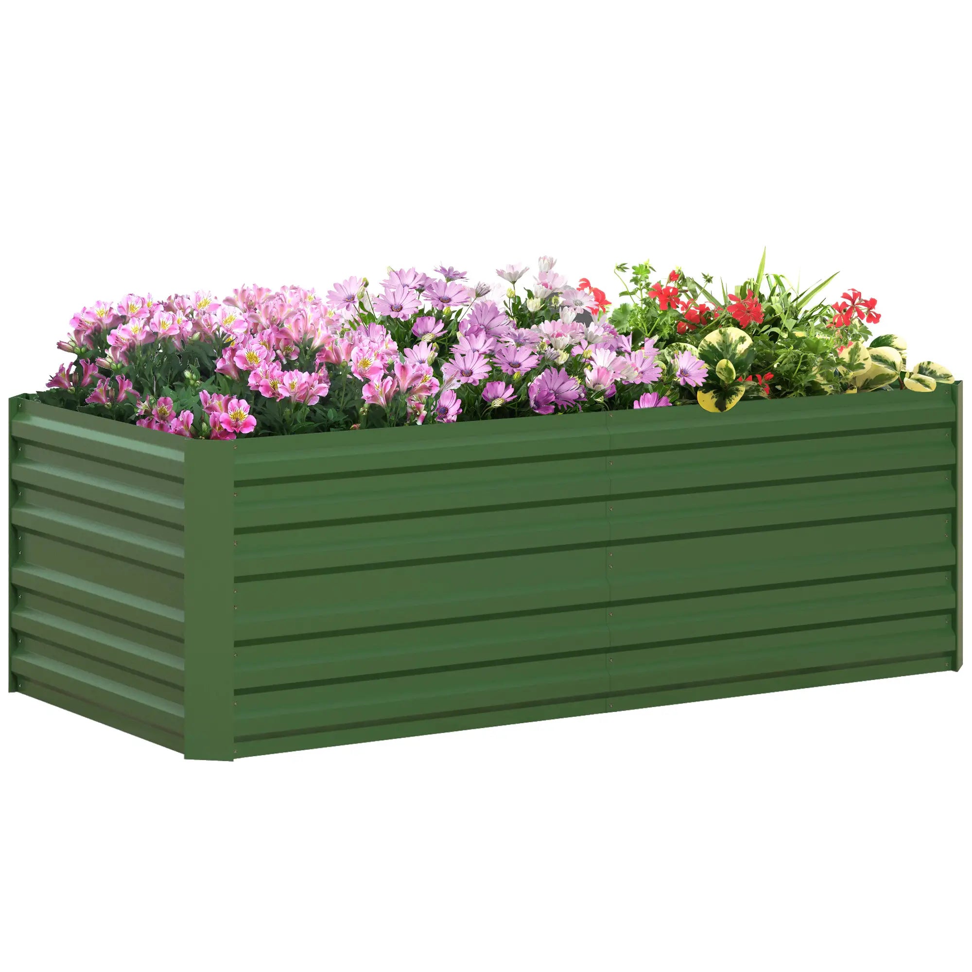 Galvanized Raised Garden Bed, Steel Planter, 71