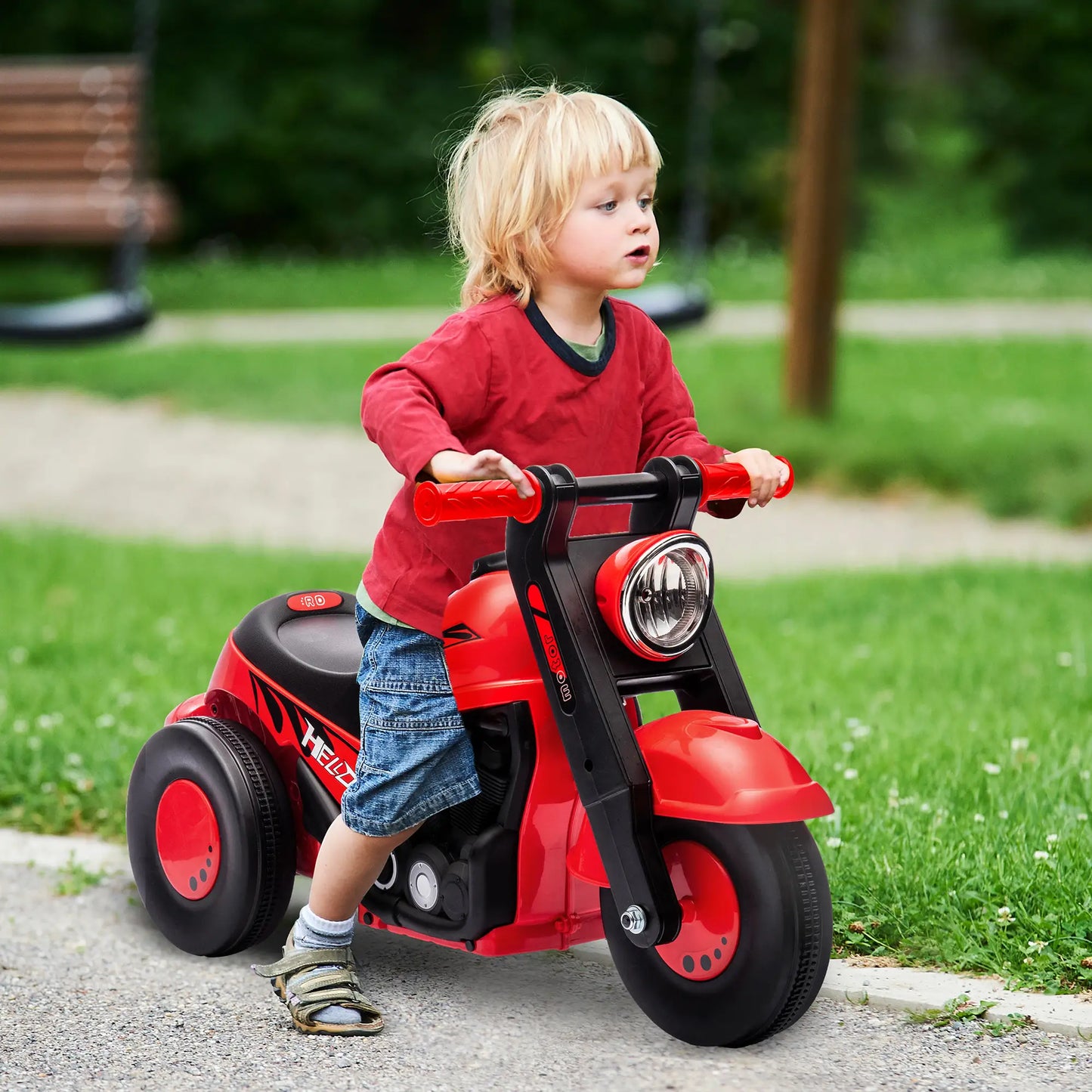 Toddler Ride On Toy, Sliding Car With Music, Bubble, 2-5 Years, Red Push Cars for Toddlers at Gallery Canada