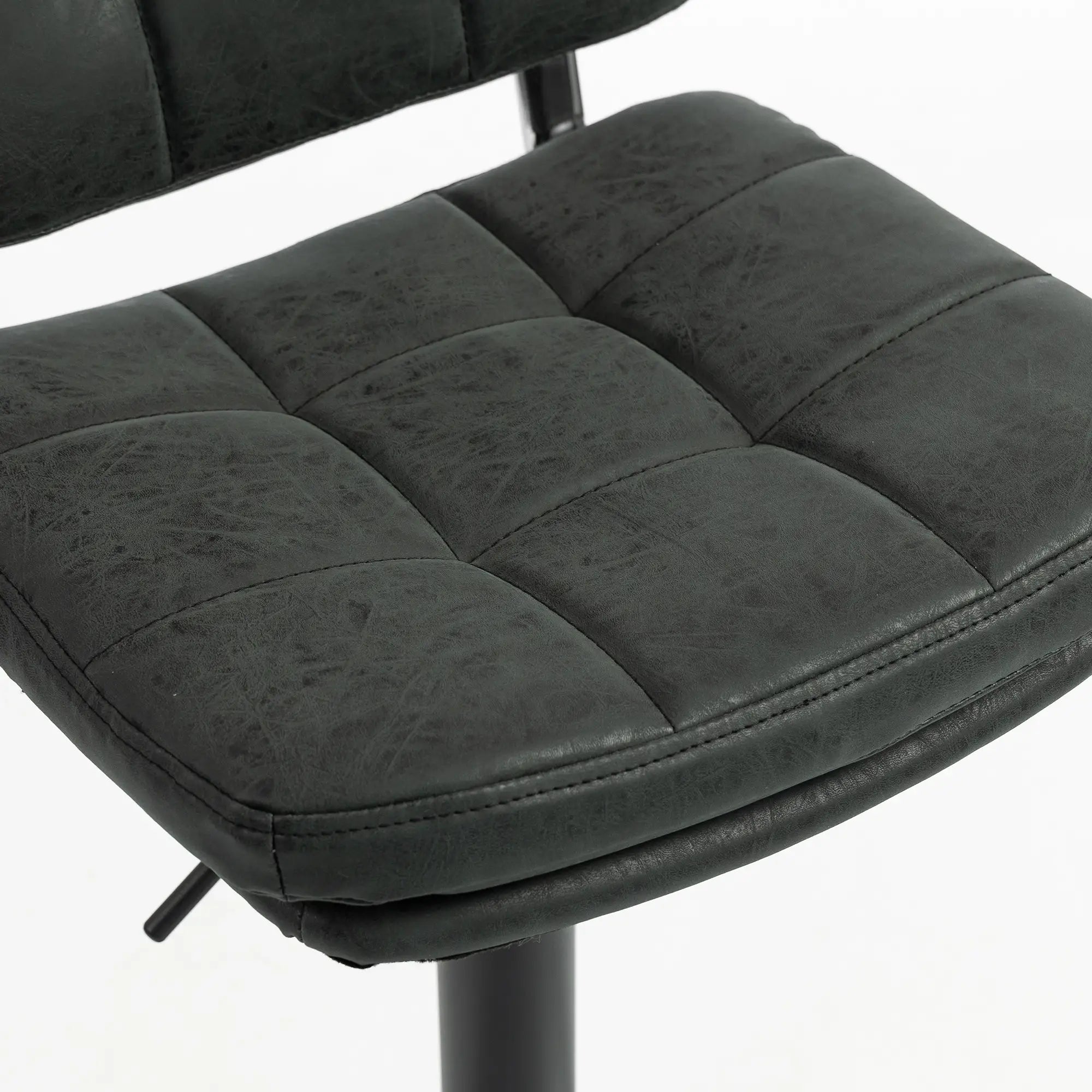 Bar Stools Set of 2, Swivel, Adjustable Height, PU Leather, PU Leather Bar Stools at Gallery Canada