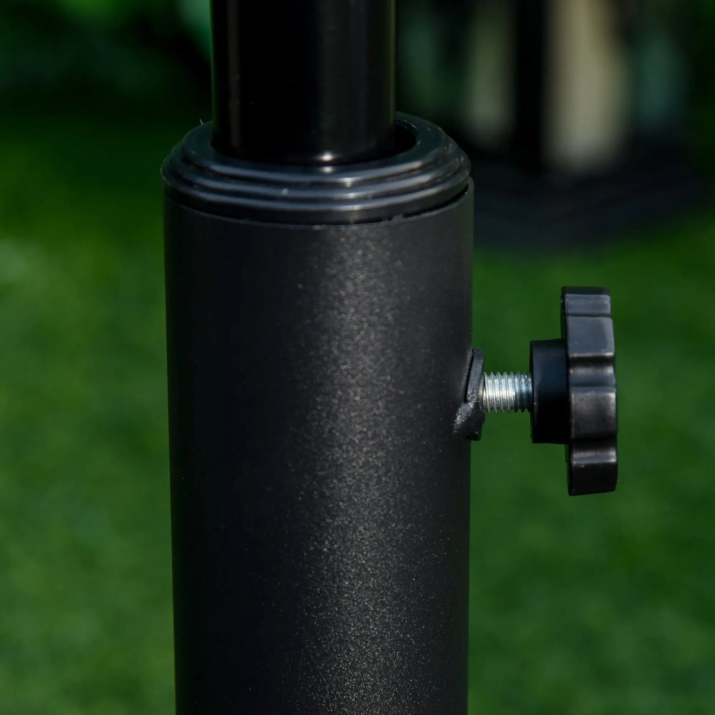 29 lb Concrete Umbrella Base, 19" Round, Outdoor Parasol Holder, Bronze Umbrella Bases at Gallery Canada