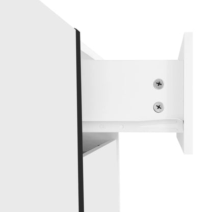 TV Cabinet, High Gloss Finish, Ample Storage, 67" L x 11.5" W x 11.5" H, White TV Stands at Gallery Canada