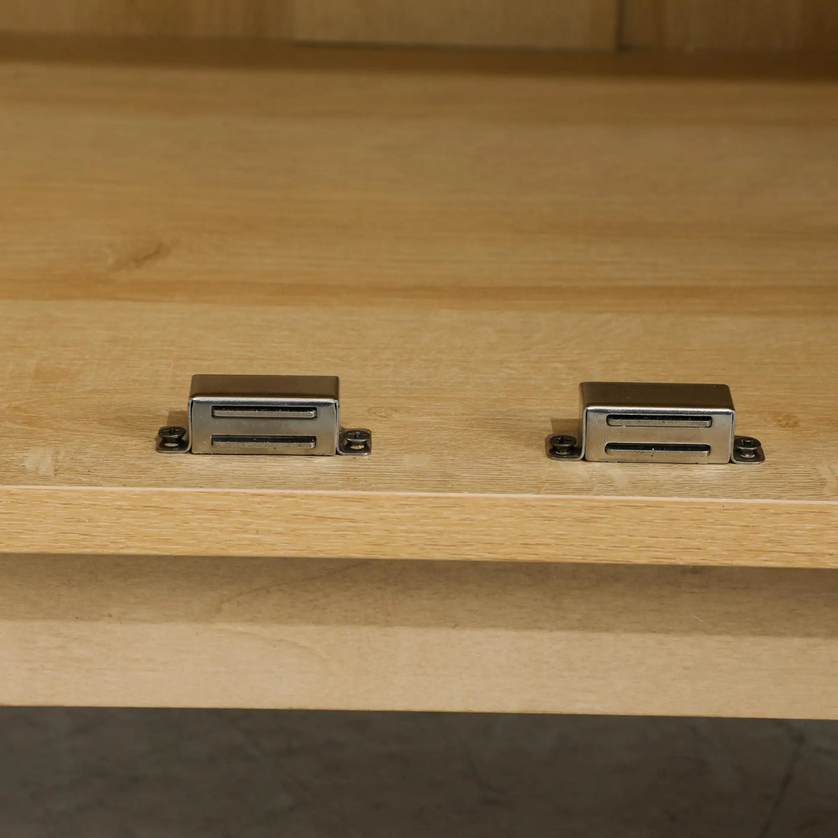 Fluted Sideboard Buffet, 55" Coffee Bar Cabinet, 4 Doors, 2 Shelves, Nature Wood Storage Cabinets at Gallery Canada