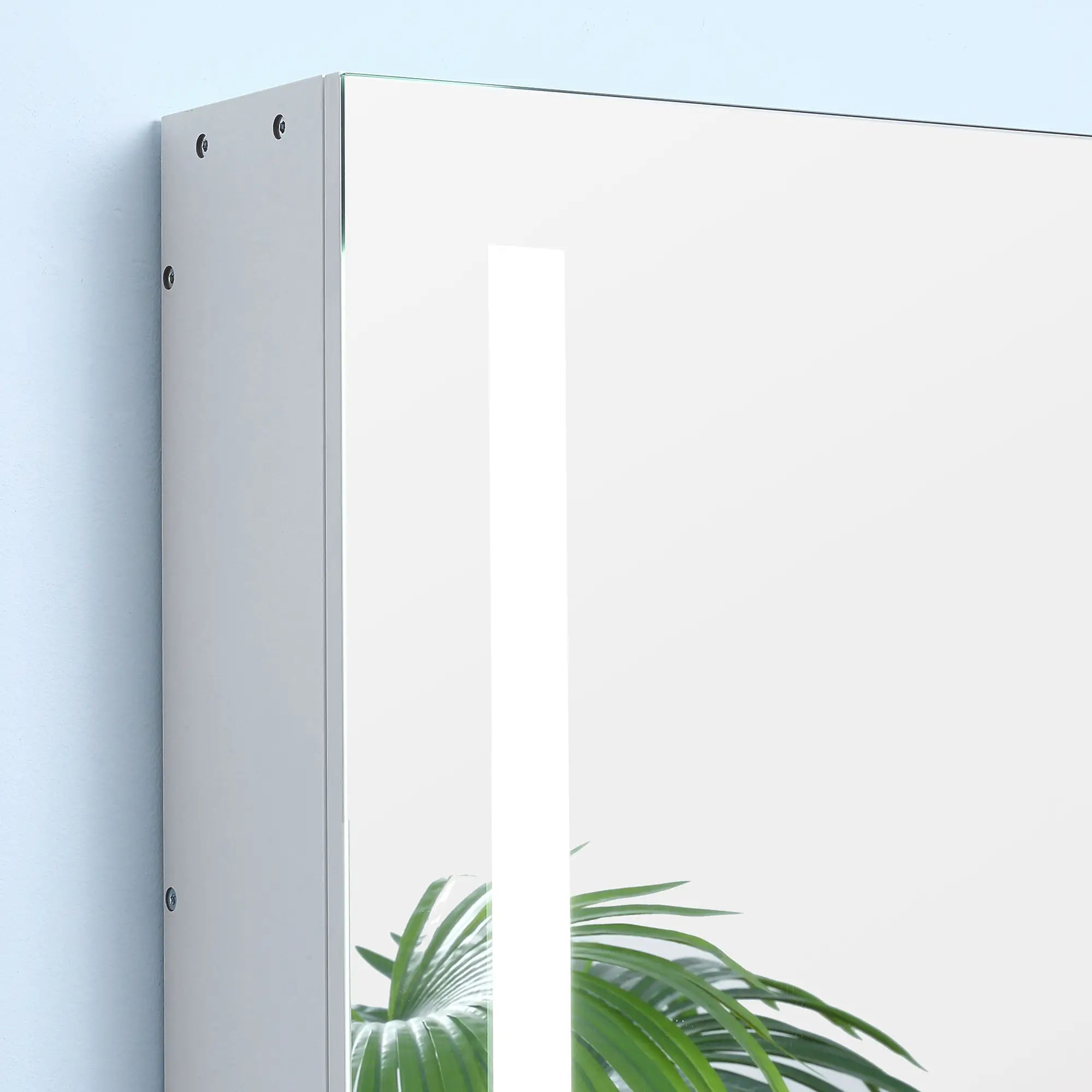 LED Medicine Cabinet with Mirror, 27.5