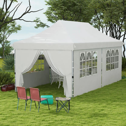 Pop Up Canopy 20x10 With 6 Sidewalls & Sand Bags, White Pop Up Canopies at Gallery Canada