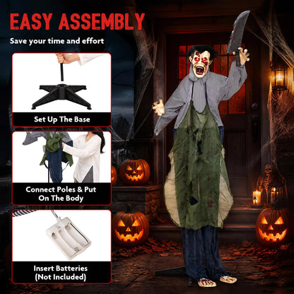 Zombie Halloween Outdoor Decoration, Glowing Eyes Halloween at Gallery Canada