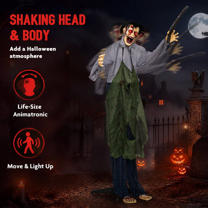 Zombie Halloween Outdoor Decoration, Glowing Eyes Halloween at Gallery Canada