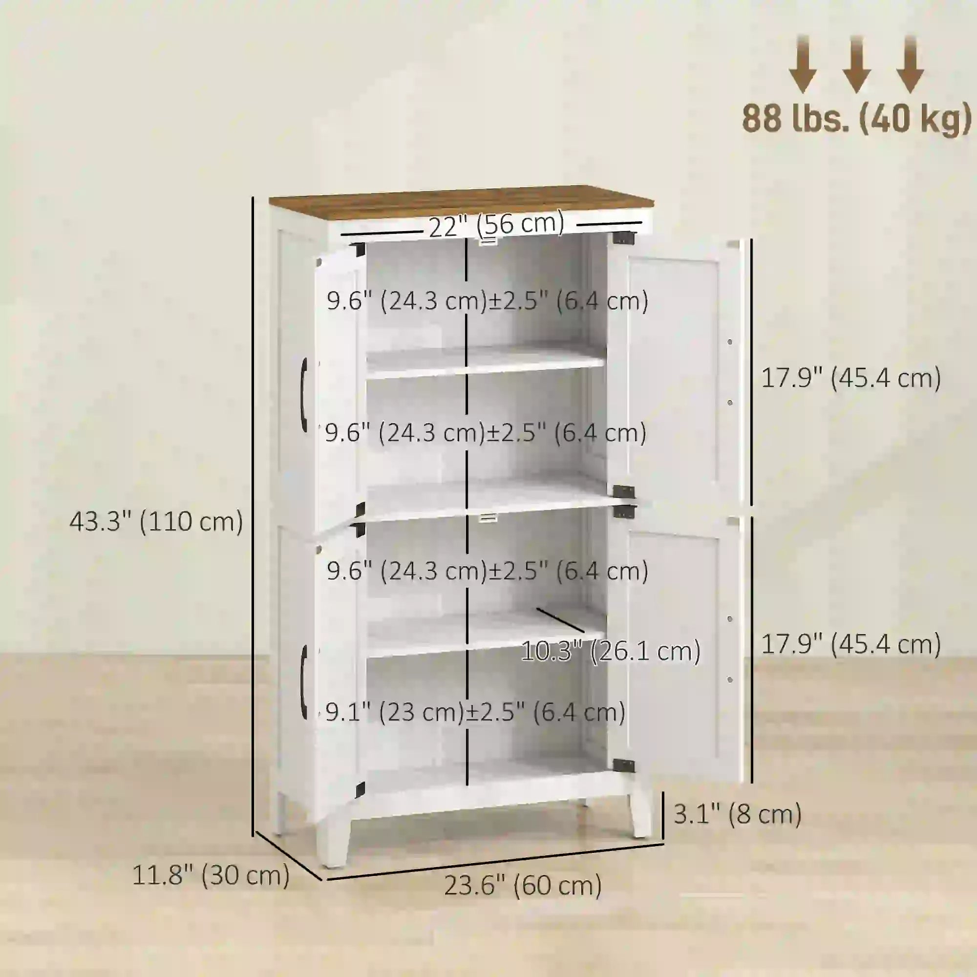 Bathroom Storage Cabinet, Barn Floor Cabinet, White Freestanding Bathroom Cabinets at Gallery Canada
