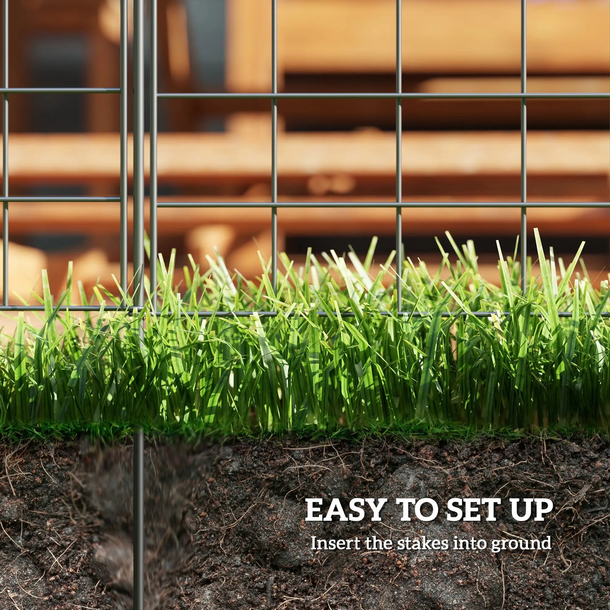 Metal Garden Fence Set Of 6, 181.1