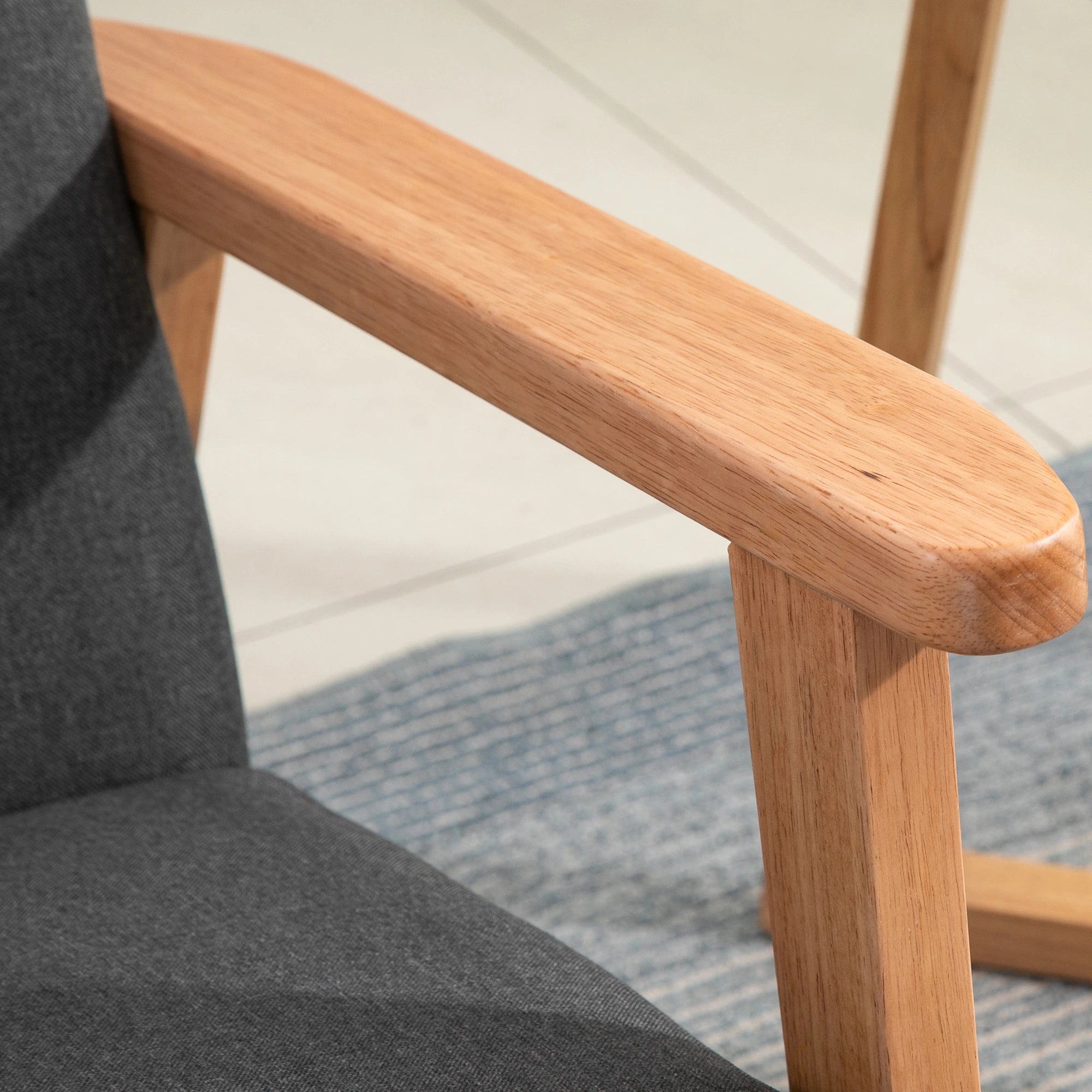 Mid-Century Modern Accent Chair, Grey Accent Chairs at Gallery Canada