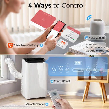 14000 BTU 5-In-1 Portable Air Conditioner, White Air Conditioner at Gallery Canada