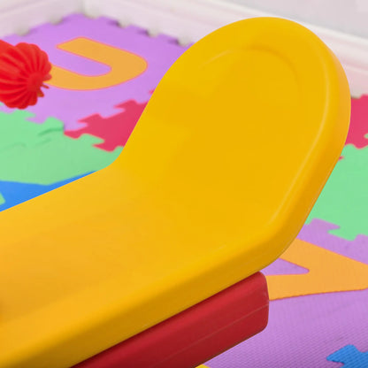 Kids Seesaw, 2 Seats with Easy-Grip Handles, Indoor Outdoor, 12-48 Months, Multicolor Gym Sets & Swings at Gallery Canada