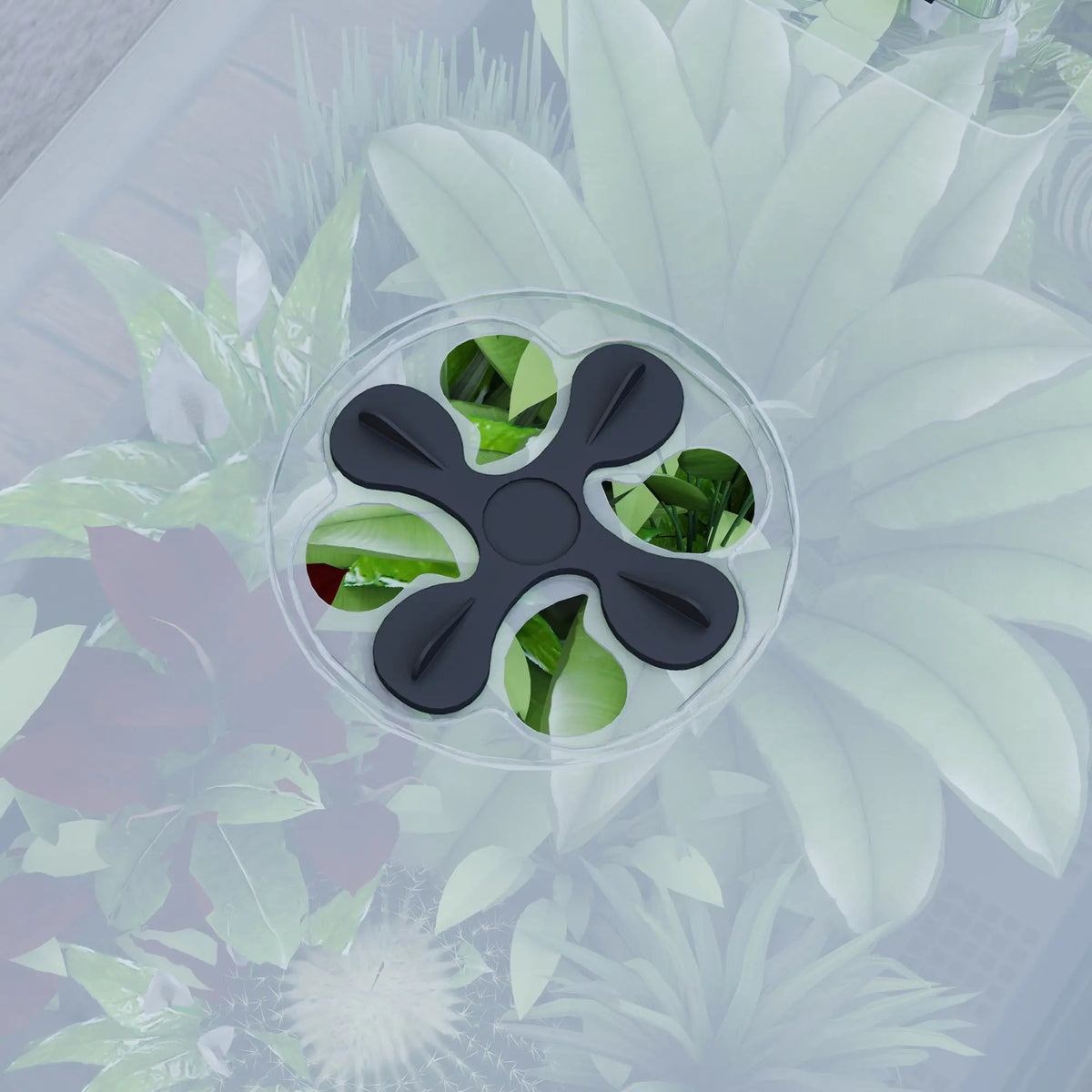 41L Self Watering Raised Garden Bed, Ventilation Lid, Dark Grey Raised Garden Beds at Gallery Canada