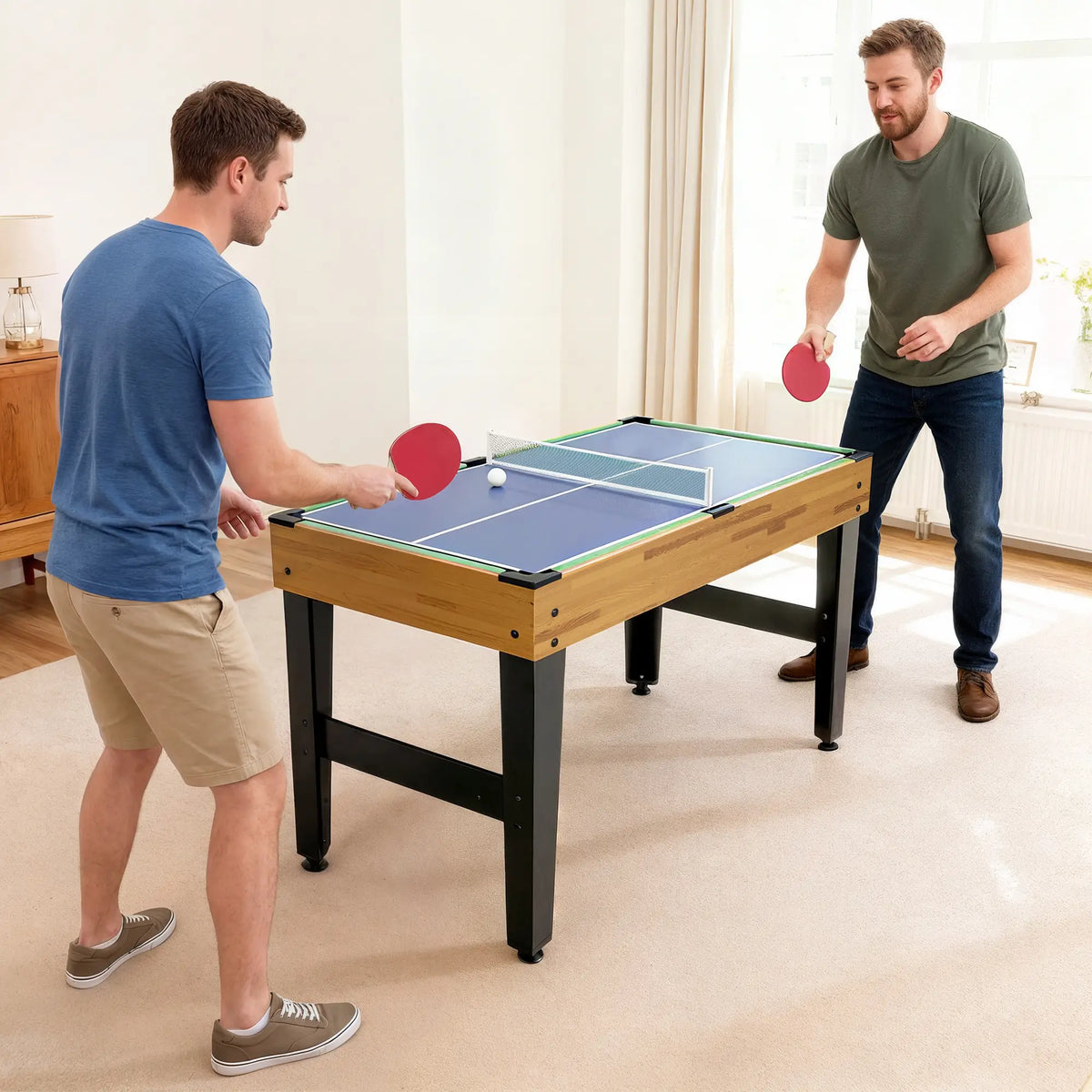 48 in Multi Game Table, 13-in-1 Combo, Light Walnut Game Tables at Gallery Canada