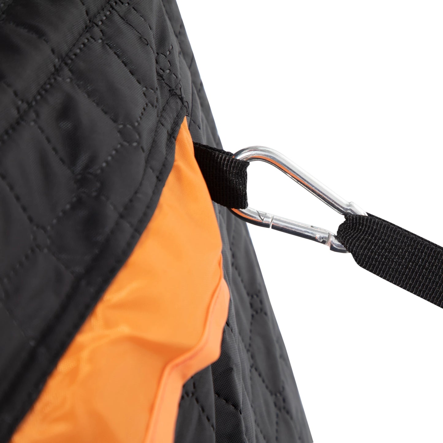 4 Person Insulated Ice Fishing Shelter, Pop-Up Tent with Carry Bag, 2 Doors, Black Ice Fishing Tents at Gallery Canada