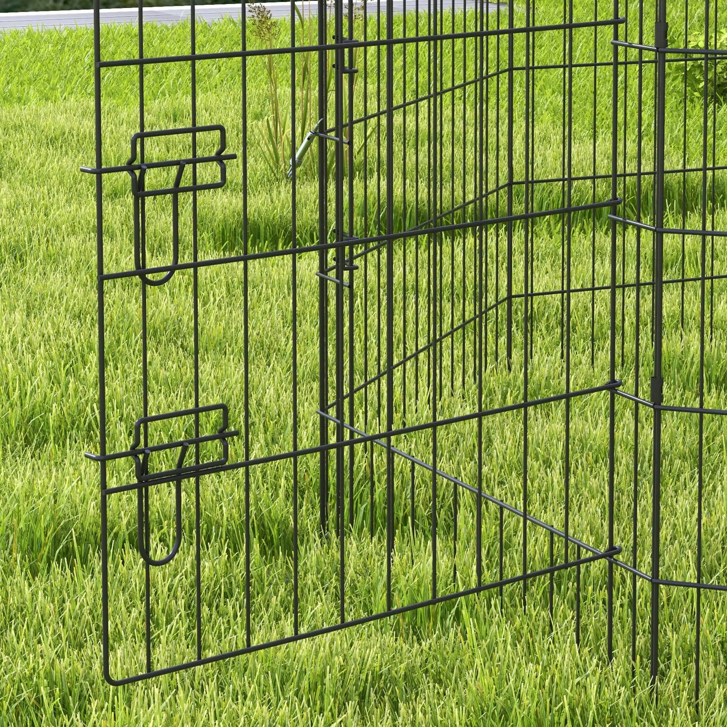 36 Inch Foldable Metal Pet Playpen, Dog Kennel Cage, 8 Panel Dog PlayPens at Gallery Canada