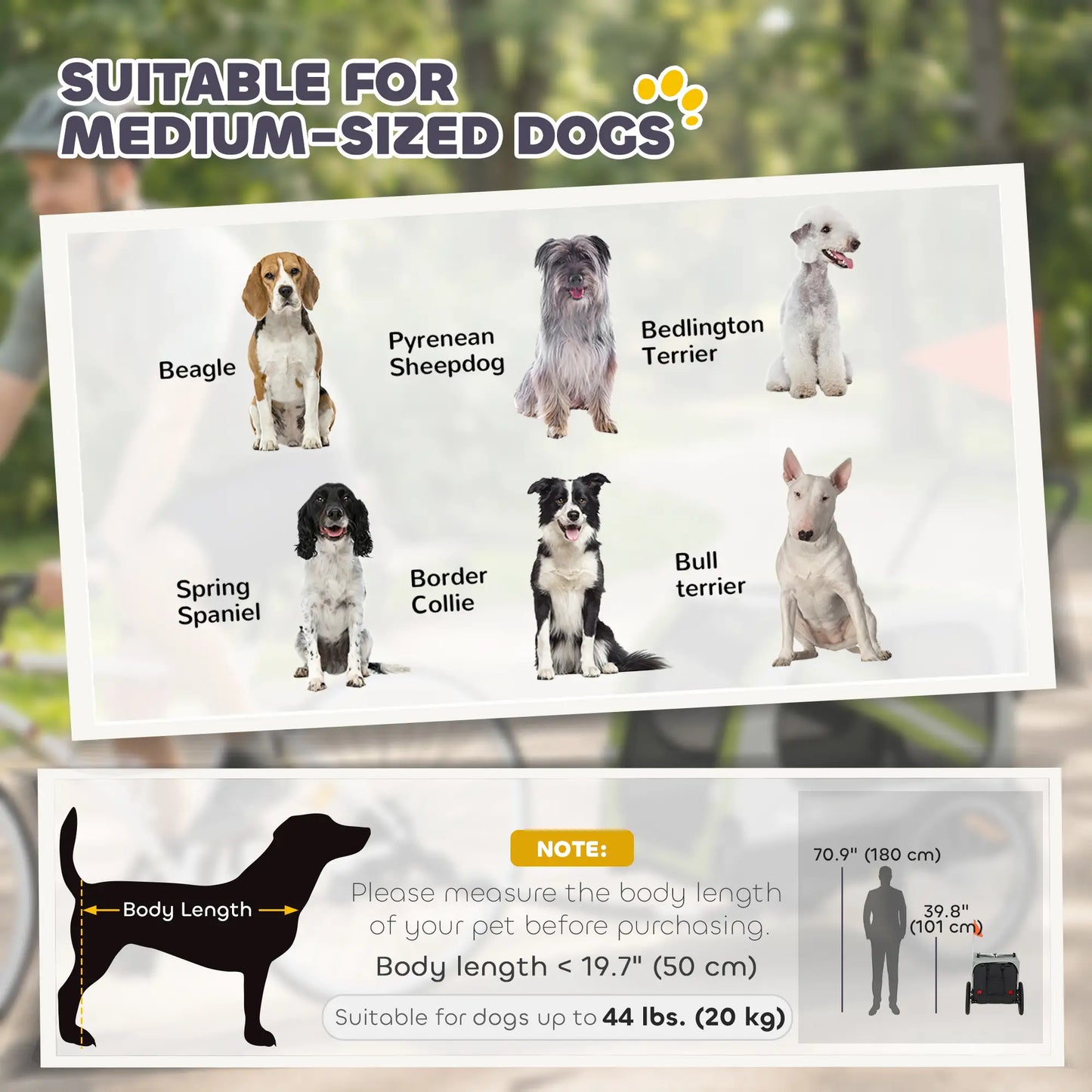 2-in-1 Dog Bike Trailer Pet Stroller, Green Dog Bike Trailers & Strollers at Gallery Canada