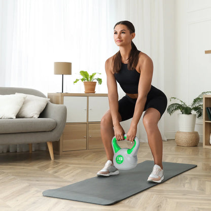 35 Lb Soft Kettlebell, Sand Filled, Green Strength Training Equipment at Gallery Canada