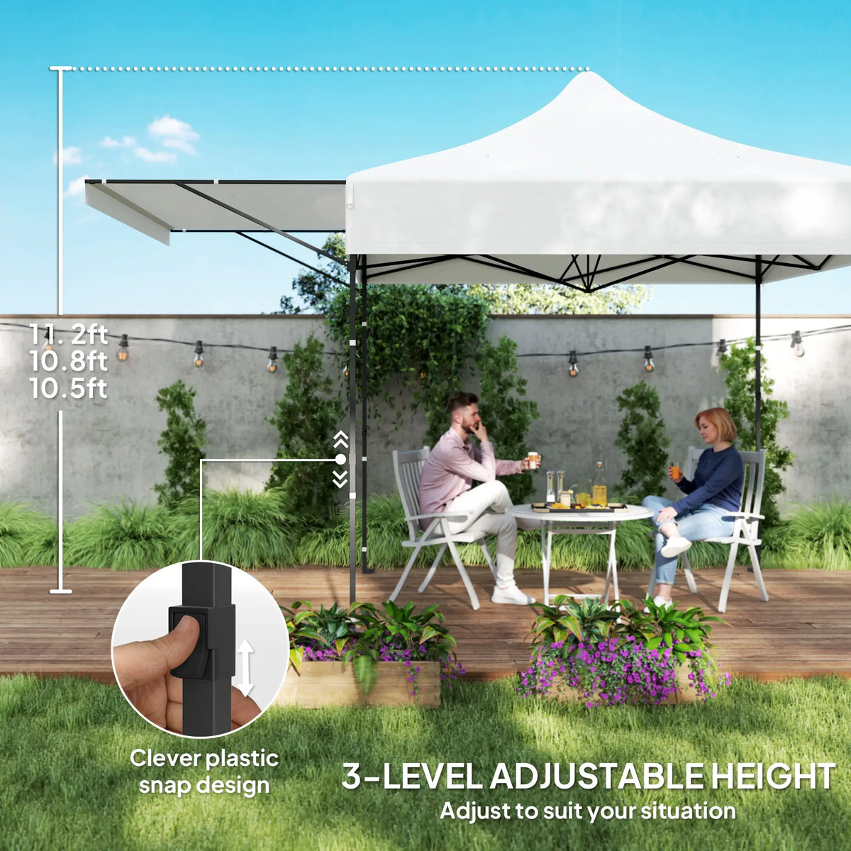10' x 10' Pop Up Canopy Tent, Awning, Sidewalls, Wheeled Bag, Sand Bags Pop Up Canopies at Gallery Canada