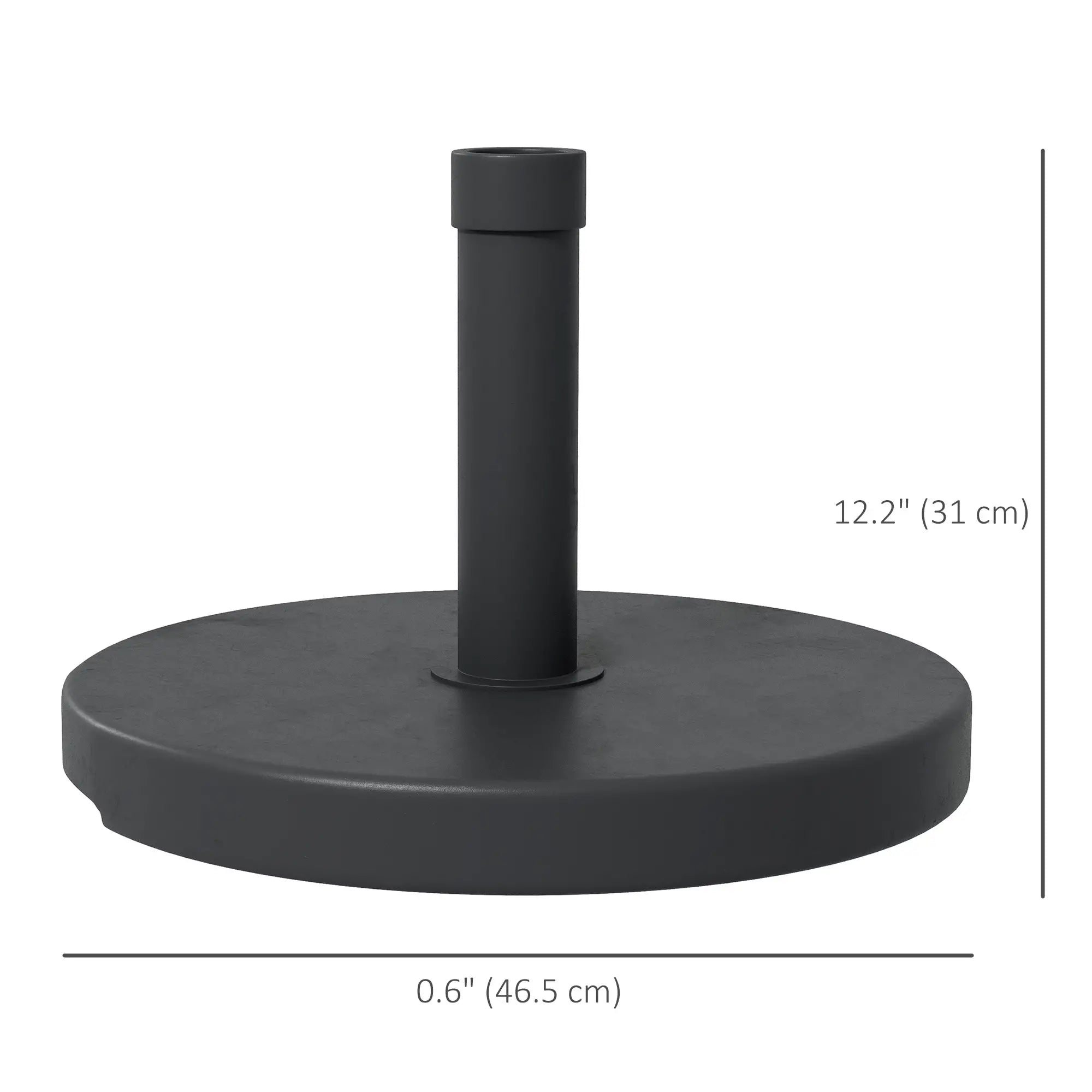 33 Lbs Concrete Parasol Base, 18.3