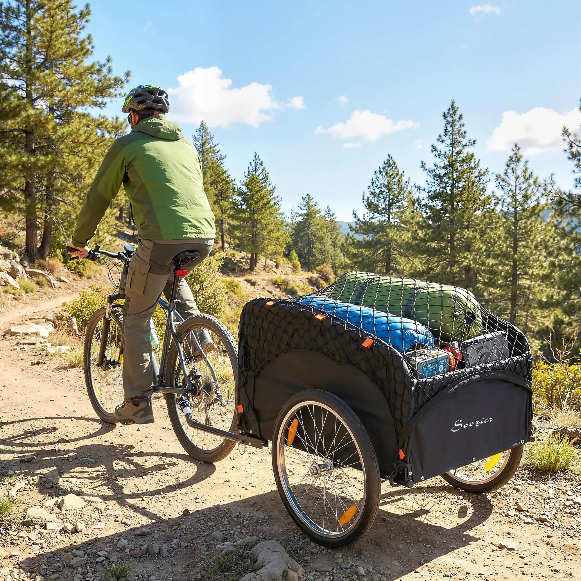Bike Cargo Trailer, 45 Gal, 20