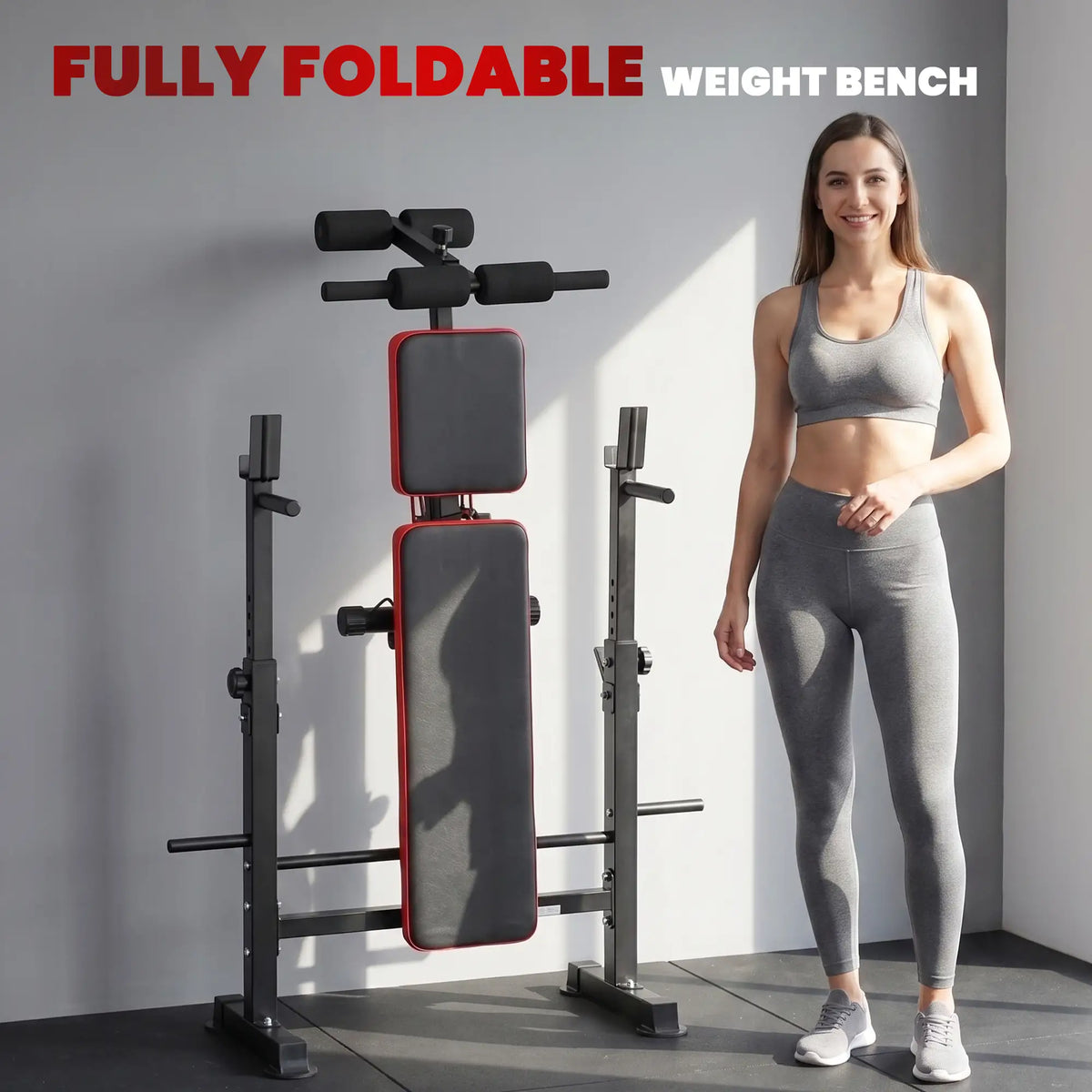 924LBS Adjustable Weight Bench, Home Gym Strength Training Weight Benches at Gallery Canada
