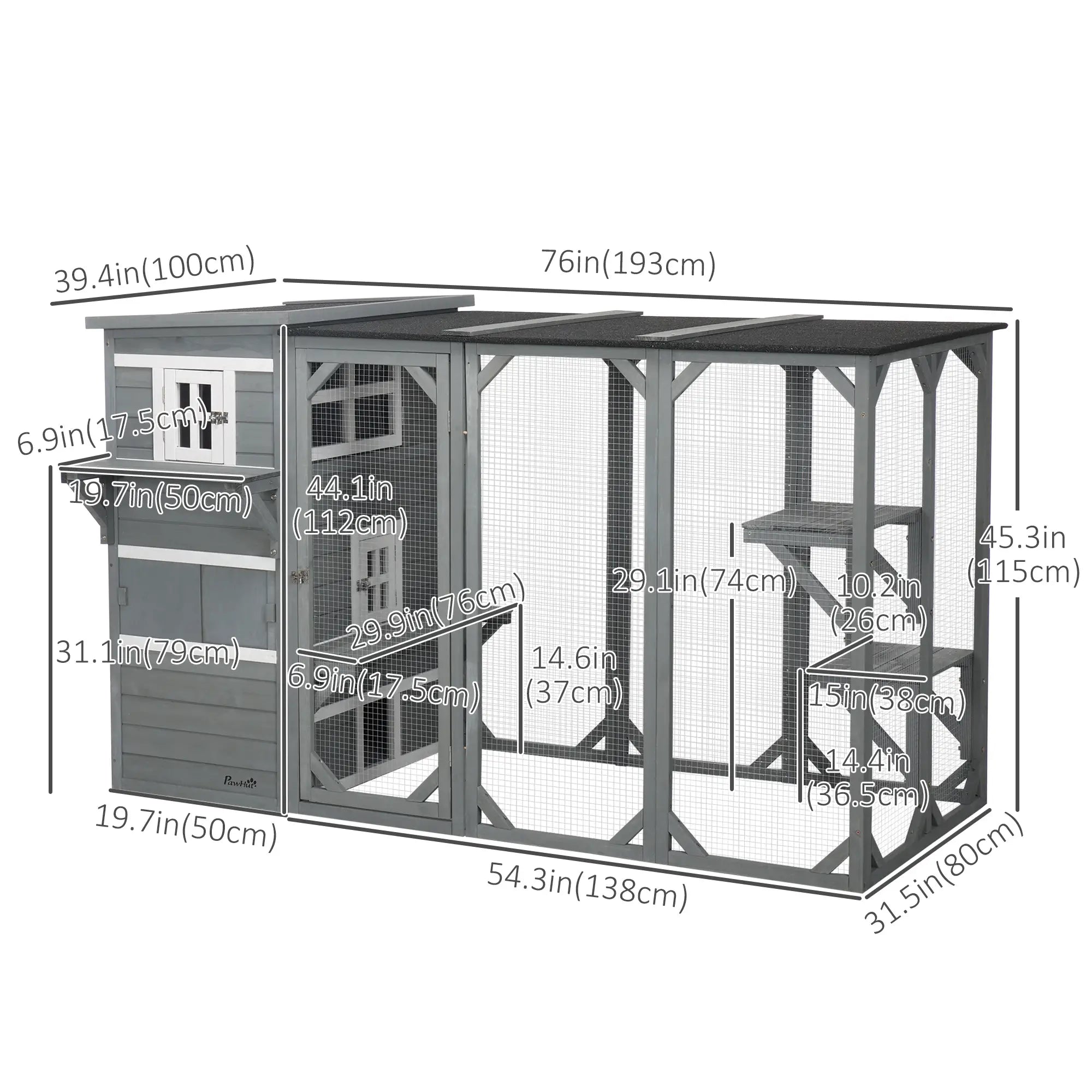 Wooden Cat Catio, 76
