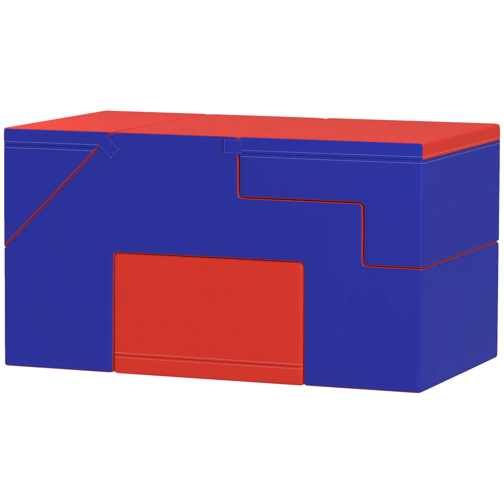 2-Piece Kids Foam Play Set for Crawl, Climb, Dark Blue Baby Gym & Playmats Dark Blue, Red at Gallery Canada