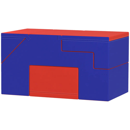 2-Piece Kids Foam Play Set for Crawl, Climb, Dark Blue