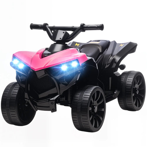 6V Kids ATV, 4 Wheeler Electric Ride on Car, Pink
