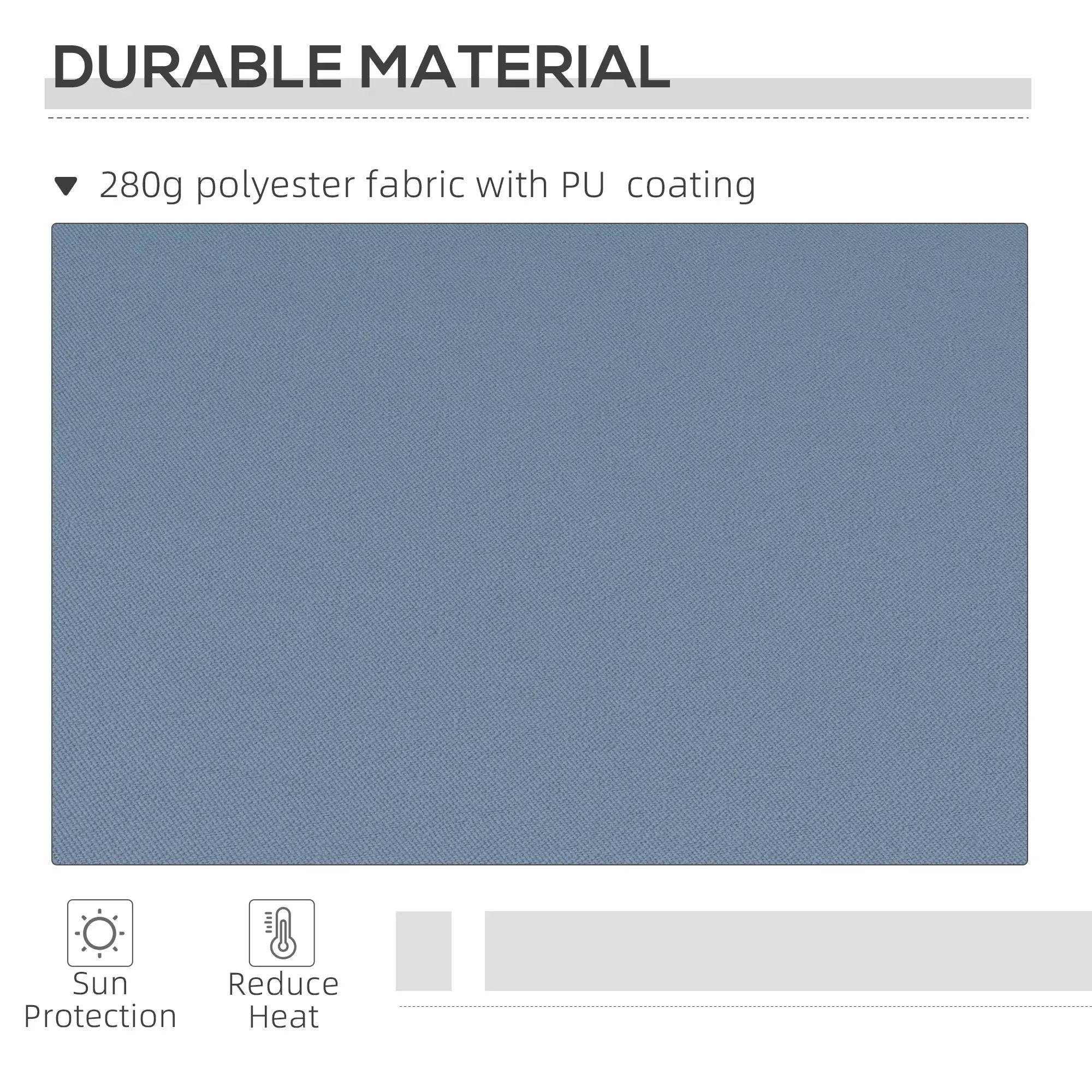 Manual Retractable Awning, 12'x10' Sunshade Shelter, Light Grey Patio Awnings at Gallery Canada