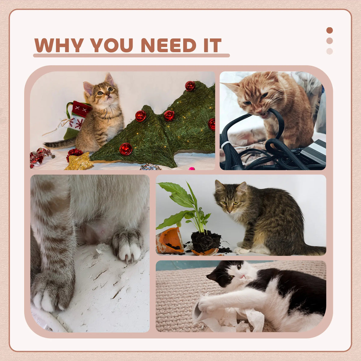47" Tall Cat Tree Tower, Condo, Ladder, Scratching Posts, Pink Cat Trees at Gallery Canada