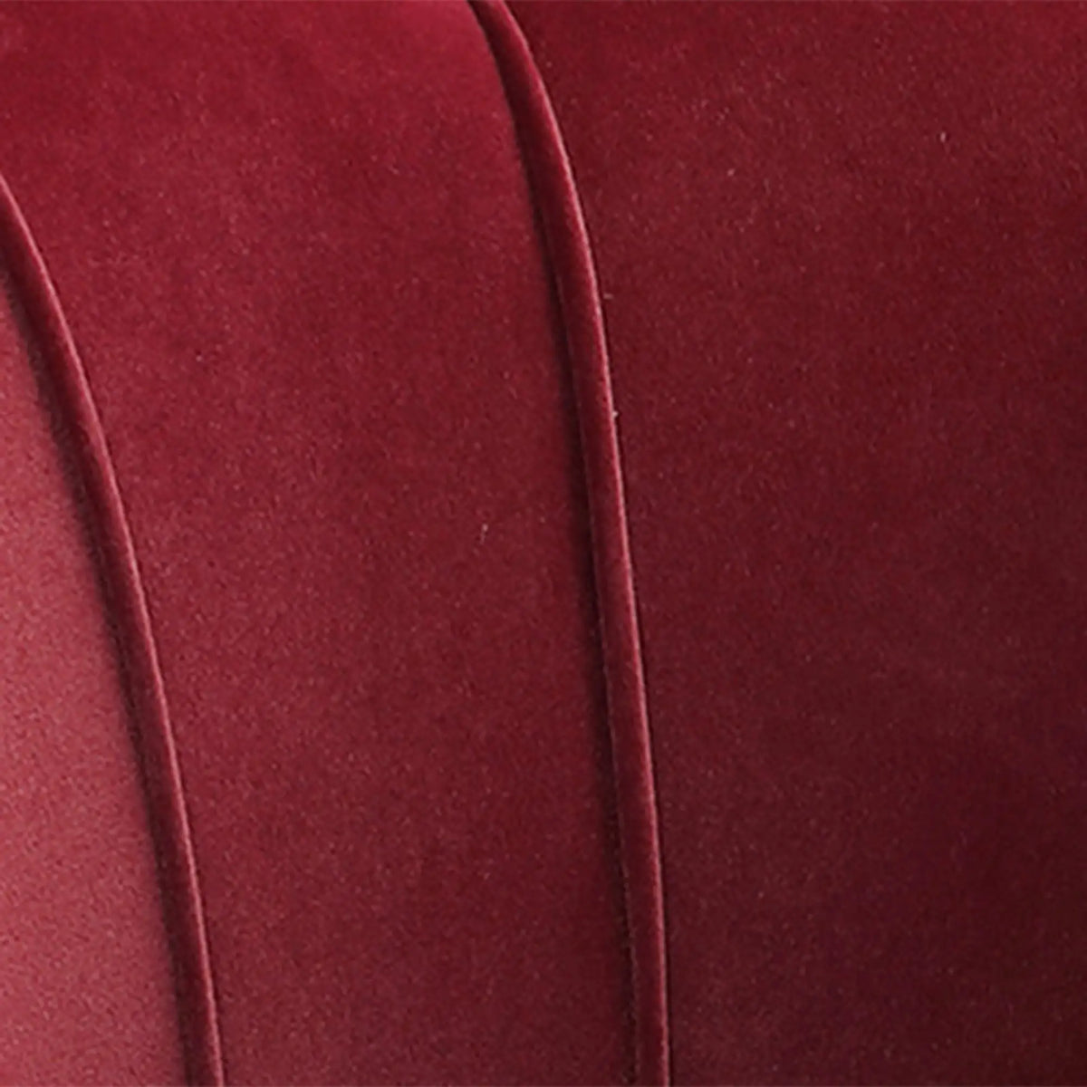 Modern Velvet Accent Chair, Gold Metal Legs, Wine Red Accent Chairs at Gallery Canada