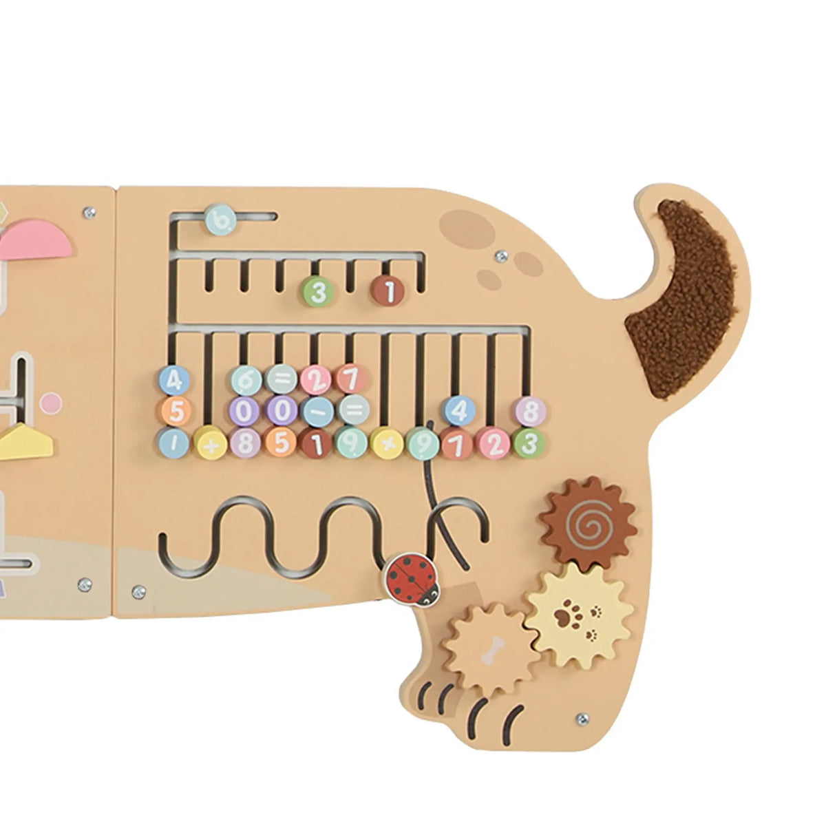 Wooden Wall Busy Board, Montessori Sensory Panel, Dachshund, Toddler Toy Playsets at Gallery Canada