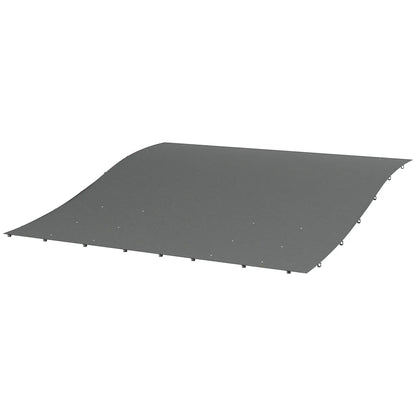 Canopy Replacement, Pergola Shade Cover, 10' x 10', Dark Grey Gazebo Canopy Replacement Dark Grey at Gallery Canada