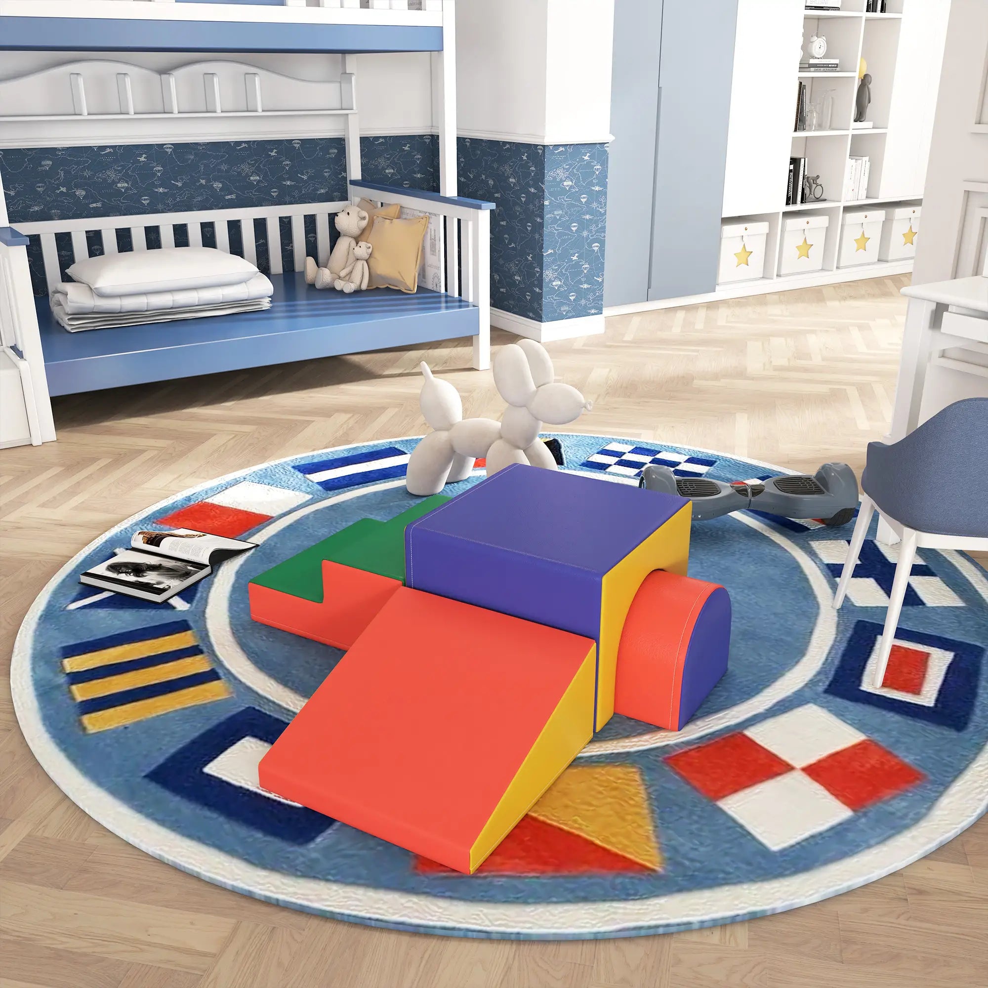4 Piece Foam Play Set, Toddlers and Kids, Classic Color Baby Gym & Playmats at Gallery Canada