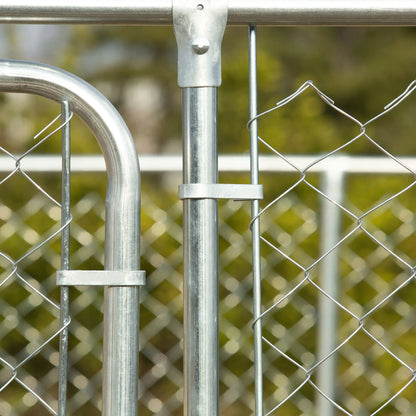 Outdoor Dog Kennel, Heavy Duty Playpen With Cover, 13.1' x 7.5' x 7.5' Houses, Kennels & Pens at Gallery Canada