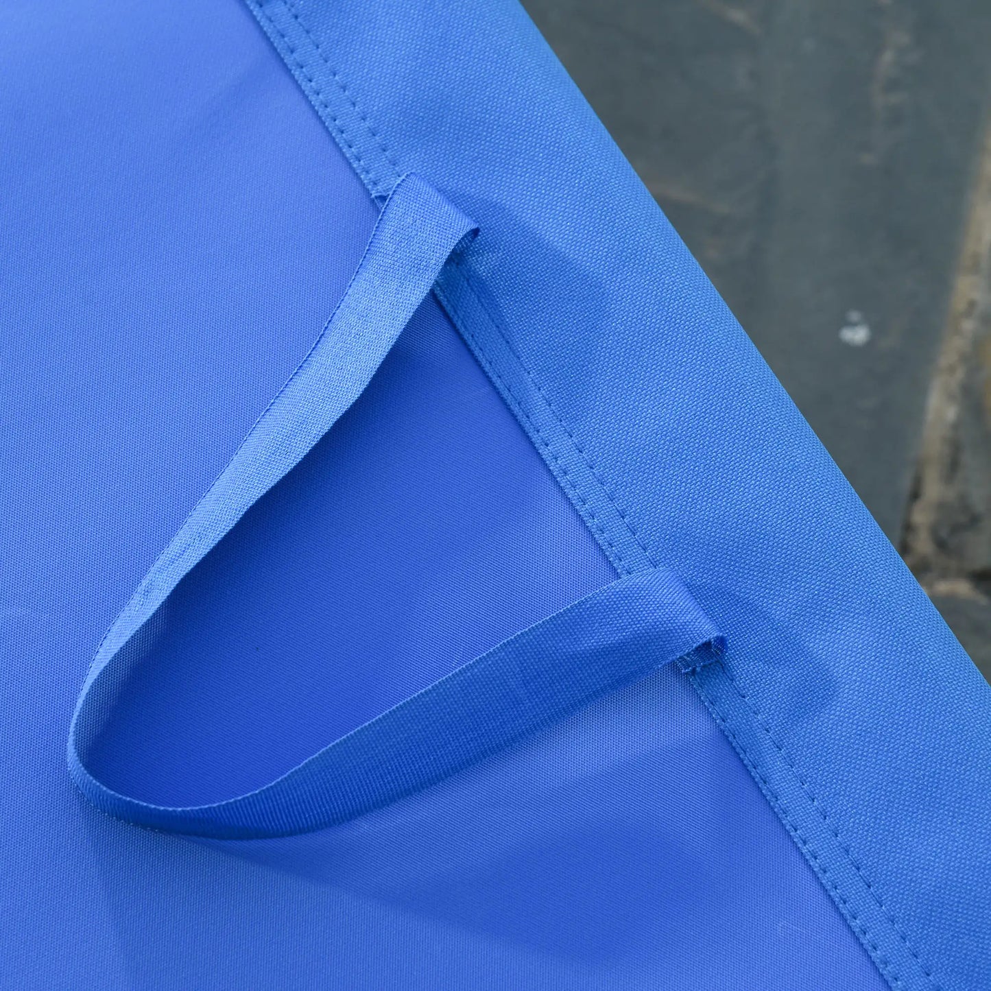 Folding Outdoor Lounge Chair, Portable Reclining Beach Lounger, Blue Lounger Chairs at Gallery Canada