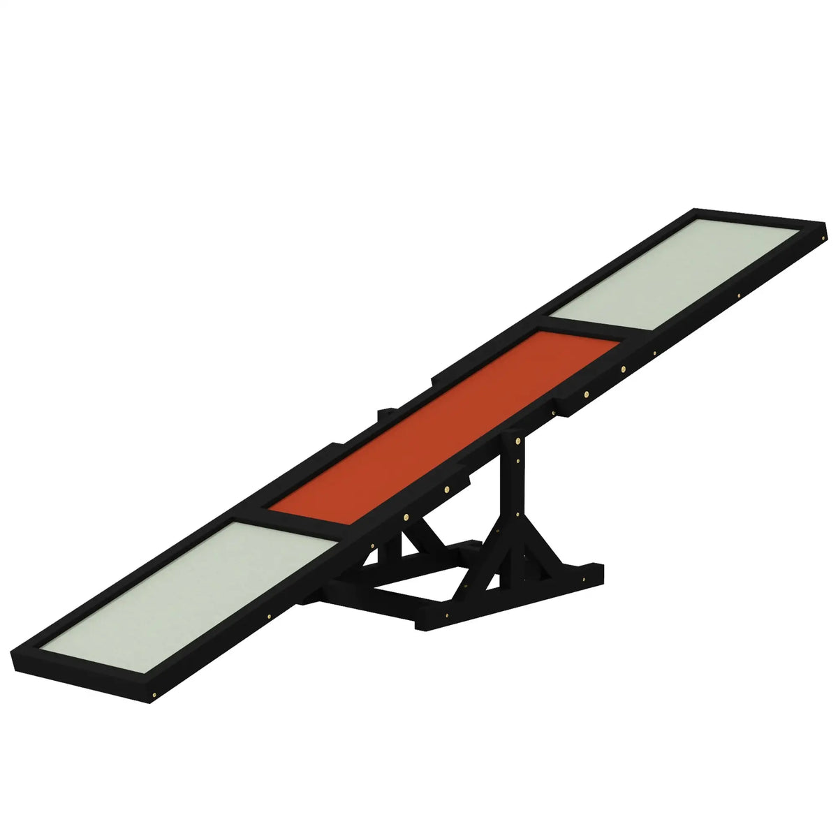 Wood Pet Seesaw, Dog Agility Training Equipment, Weather Resistant, Black Dog Agility Training Equipment Black, Brown, Grey at Gallery Canada