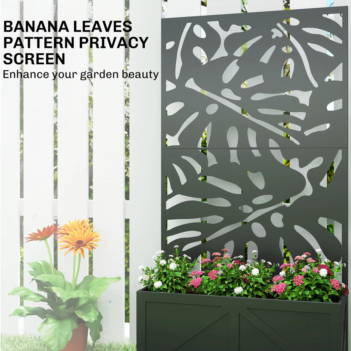 Metal Raised Garden Bed With Trellis, Freestanding Or Wall Mounted Galvanized Planter Boxes at Gallery Canada