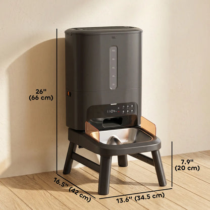 15L/63 Cups Anti-Clog Dog Feeder for Large Breeds