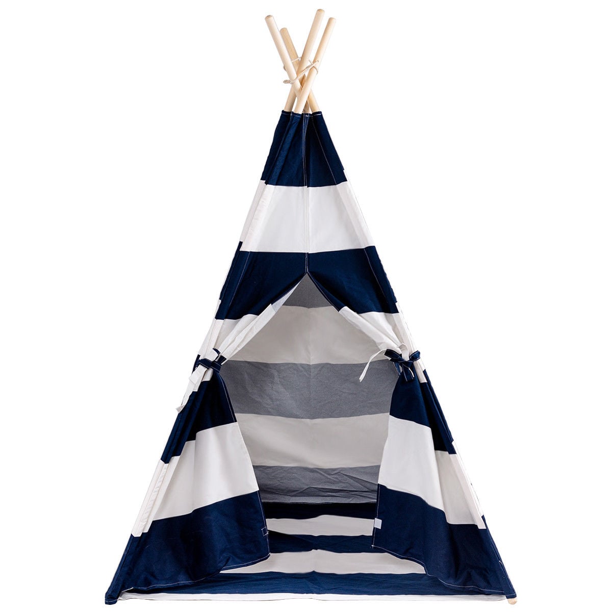 5' Portable Children Sleeping Dome Play Tent, White Blue Play Tents & Playhouse at Gallery Canada