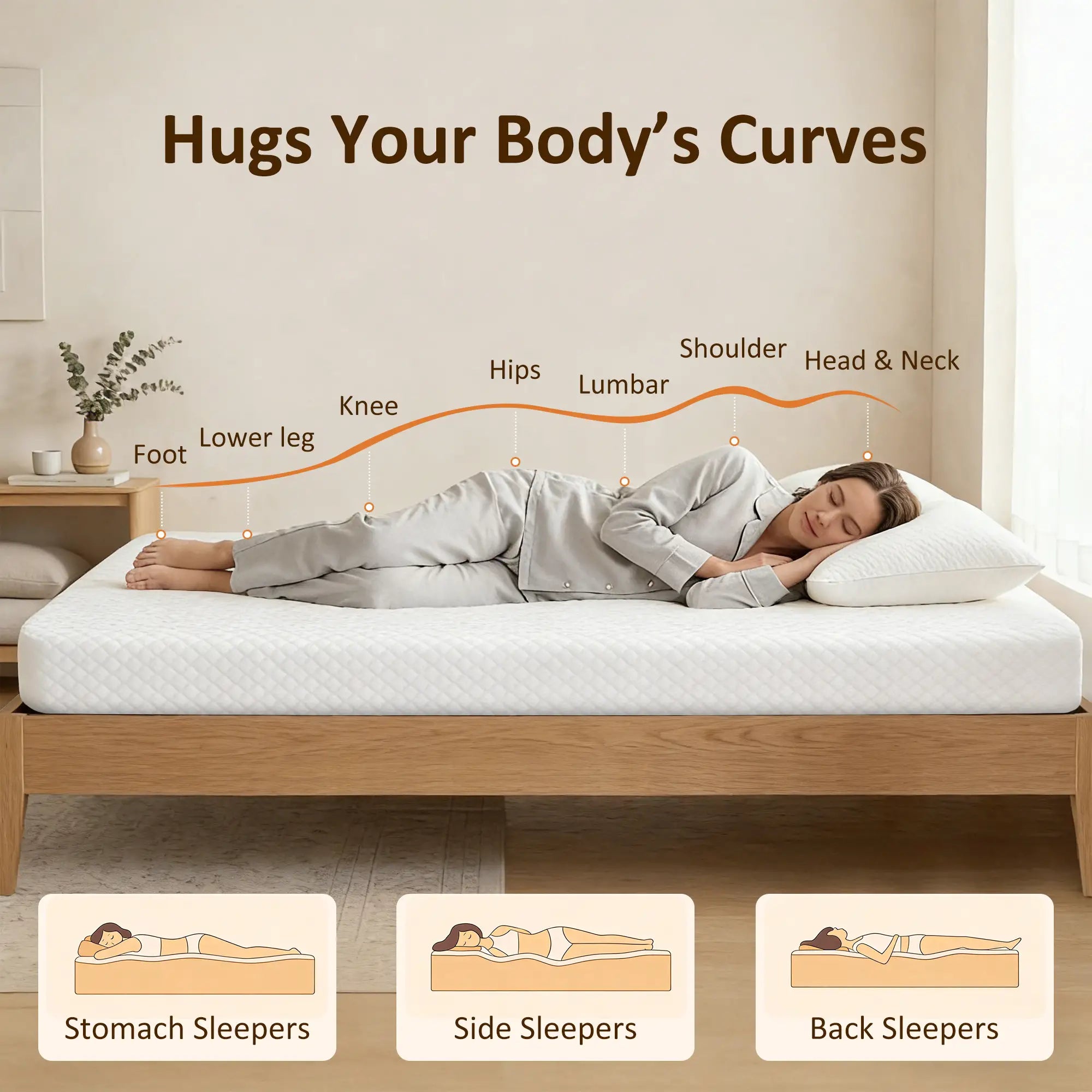 Twin 6 Inch Memory Foam Mattress, Medium Firm, CertiPUR-US Mattresses at Gallery Canada