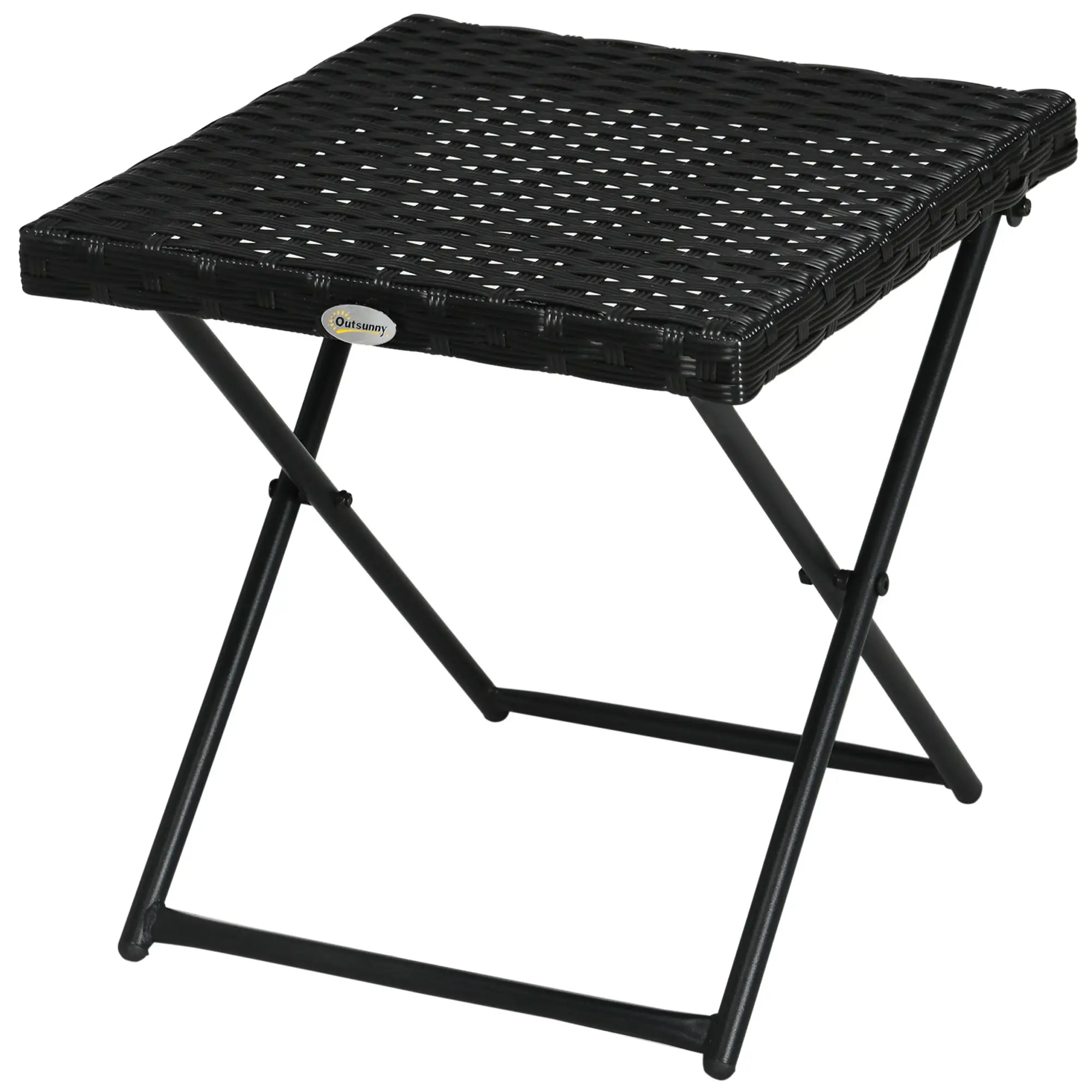 Outdoor PE Rattan Coffee Table, 15.75