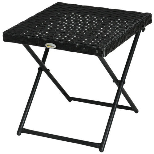 Outdoor PE Rattan Coffee Table, 15.75