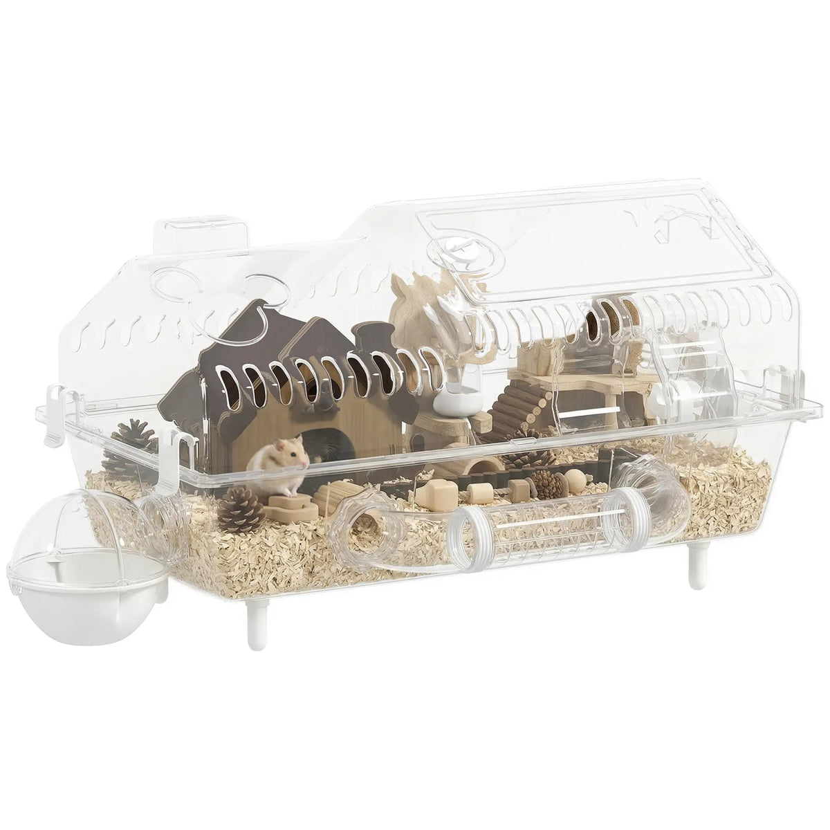 8 In 1 Hamster Cage With Accessories, 21.5" x 11.8" x 12.6" Hamster Cages at Gallery Canada
